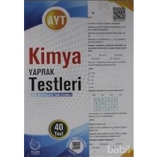 Palme Yayınevi Hazırlık Yaprak Test Yks Ayt Kimya