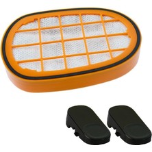 Nesto Home 8000 Serisi Aqua Plus Kablosuz Dik Süpürge ile Uyumlu Filtre, 2 Adet Düğme Hediyeli