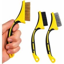 Calperia 3'lü Mini Tel Fırça Seti
