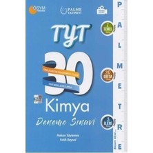 Palme Yayınevi Hazırlık Yks Tyt Kimya 30 Deneme Palmetre Video Çözümlü