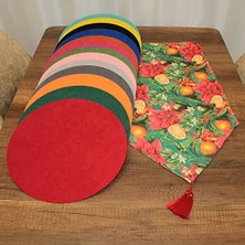 Nesto Home Portakal Bahçesi Desenli Dijital Baskılı Runner Amerikan Servis 40X150 cm