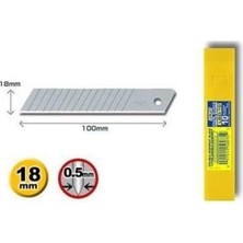  smr olfa lb-10 maket bıçağı yedeği geniş 10 lu (1 paket 10 adet)