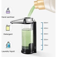 Nesto Home Smartgift Sensörlü Sıvı Sabunluk 500ML Dezenfektanlık Fotoselli Otomatik Sıvı Sabunluk