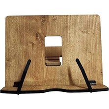 Nesto Home Axolotl Ayarlanabilir Kitap Okuma Standı, Tablet Standı (Meşe) (Safir)