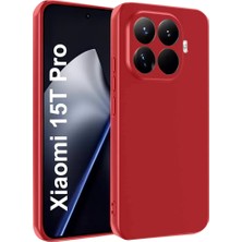 Elif Asya Ceyiz Tekstil Newface Xiaomi Mi 15T Pro First Silikon - Kırmızı
