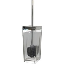 Nesto Home Biga Wc Fırça Şeffaf-Krom