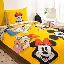 Nesto Home & Standart Pamuk Nevresim Takımı, Siyah, Sarı, Kırmızı, Tek Kişilik