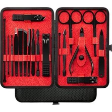 Calperia 18 Parça Manikür Pedikür Seti - Paslanmaz Çelik