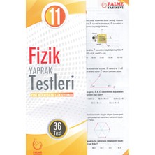 Palme Yayınevi Hazırlık Yaprak Test 11. Sınıf Fizik