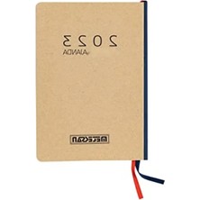 Calperia Kraft Karton Kapaklı 2023 Haftalık Ajanda