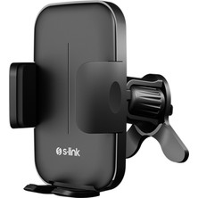 S-Link Sl-At89 Universal Ayarlanabilir Siyah Klima Izgara Üzeri Araç Telefon Tutucu