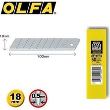  smr olfa lb-50 maket bıçağı yedeği geniş 50 li (1 paket 50 adet)