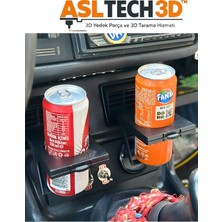 Asltech Tofaş Kalorifer Menfez Içi Slim Bardaklık – 2’li Aksesuar | Araç Içi Bardak Tutucu