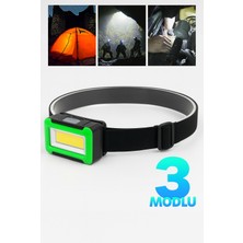 Alastor 3 Modlu Pilli Kafa Lambası Kampçı Tamirci Balıkçı Outdoor Kafa Feneri Işığı 2068
