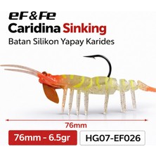 Effe Caridina Sinking Batan Silikon Yapay Karides 76MM 6.5gr HG07-EF026