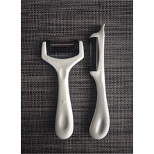 ERHCE Yan ve Düz Soyacak 2'li Beyaz