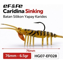 Effe Caridina Sinking Batan Silikon Yapay Karides 76MM 6.5gr HG07-EF028