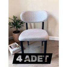 Msy Home 4 Adet Jerry Kumaş Trendy Modern Sandalye Takımı