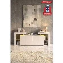 PlatinReyon Burc Ledli Konsol 200 cm