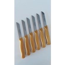 ERHCE Gold Simli Meyve Bıçağı Alman Paslanmaz Çelik 6'lı