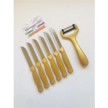 ERHCE Alman Paslanmaz Çelik Bıçak ve Soyacak Seti