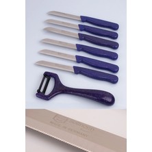 ERHCE Meyve Bıçağı Alman Paslanmaz Çelik & Soyacak Seti 7 Parça