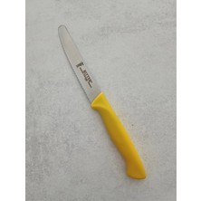 ERHCE  Tırtıklı Sebze Doğrama Bıçağı Alman Paslanmaz Çelik Sarı