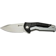 Magicool Dpxgear Sugga 915B Bk Siyah Ampampamp Beyaz Kamp / Outdoor Çakı 17,5cm - Yarı Otomatik, Kemerlikli, Kutulu