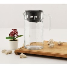 Veyla Style Cam Sürahi 1,25 Lt Gri Kapak