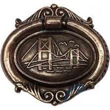 Rivera Tech Rvrthc Dekoratif Zamak Sarkaç - Büyük, Kulp, Eskitme, 1 Adet