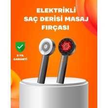 Uslucan Alışveriş Kırmızı Işık Terapi Saç Derisi Masaj Tarağı 3 Modlu Yağ Hazneli