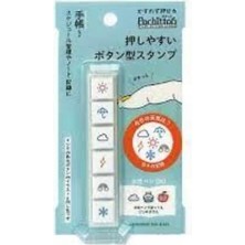 Kodomono Kao Pochittoh 6 Stamp Damga Today's Weather