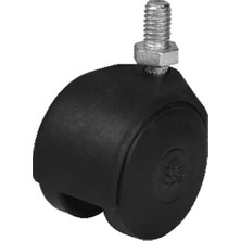 Zenvia 405 - Plastik Küçük Vidalı Tekerlek 4 Adet