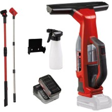 Einhell Brıllıanto Akülü Teleskobik Uzatmalı Cam Temizleme Makinesi 1X2,5AH 3437100