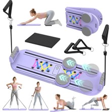 YYB Zamanlayıcılı Akıllı Pilates Tahtası - Çok Fonksiyonlu Ev Tipi Full Body Fitness ve Şınav Seti