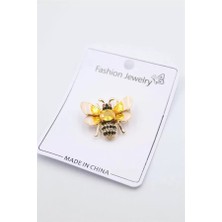 Herşey Trend Herşeytrend Arı Broş - Sarı