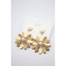 Herşey Trend Herşeytrend Hasır Çiçek Küpe - Çok Renkli