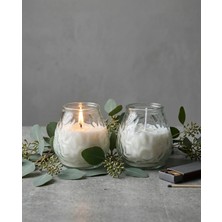 Gg Glow 60 Saat Yanma Süreli Bistro Serisi Dekoratif Kokulu Mum - %50 Bitkisel Balmumu Karışımlı Bombeli Cam Kavanoz (102X98MM)