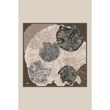 Maisa Revnak Tivil Ipek Eşarp 90*90 cm - Acı Kahve