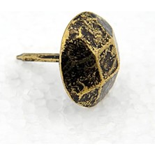 AyrStore Buğz - Eskitme Antik Beşgen Kabara / Raptiye 16 mm 30