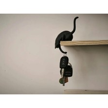 Obliva Sarkıt Kedi Raf Süsü | Dekoratif Kedi Figürü |