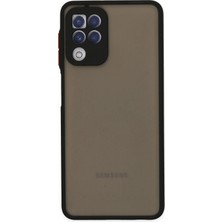 Twin Store Galaxy A22 Kılıf Montreal Silikon Kapak - Siyah