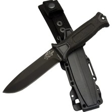 Senka Tiger Tactical Htm 1041 A Siyah Outdoor / Survival Bıçak 27CM - Kauçuk Sap, Kılıflı, Kutulu