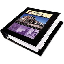 Savlar Store Tek Dokunuşla Çerçeveli Görünüm Bağlayıcılar 2-Inç Ezd Halka, 20 x 25 cm Kağıt Tutar, Siyah (68032)