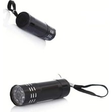 Savlar Store 2 Adet Usin Mini Gece Yürüyüş El Feneri, 2'li Set, Çok Renkli, Pilli, Deprem Çantası ve Kamp Için, Aaa Pil Uyumlu