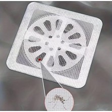 Savlar Store Tek Kullanımlık Banyo Gideri Süzgeci ve Yapışkanlı Mutfak Evye Çöp Ayırıcı Seti, Saç Kıl Tutucu (50)