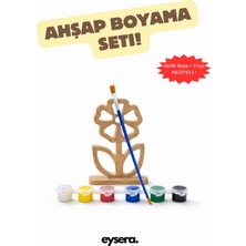Eysera Ahşap Boyama Seti, Çiçek – Çocuk Aktivite & Hobi Oyuncak, Montessori Eğitici Set
