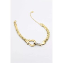 Herşey Trend Herşeytrend Zincir Bileklik - Altın