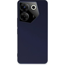 Twin Store Tecno Camon 20 5g Kılıf First Silikon - Lacivert