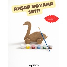 Eysera Ahşap Boyama Seti, Kugu – Çocuk Aktivite & Hobi Oyuncak, Montessori Eğitici Set